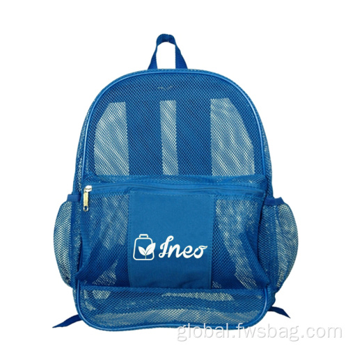 See Through Mesh Backpack USA Hot Sale Fashion School Sports Backpack Children Manufactory